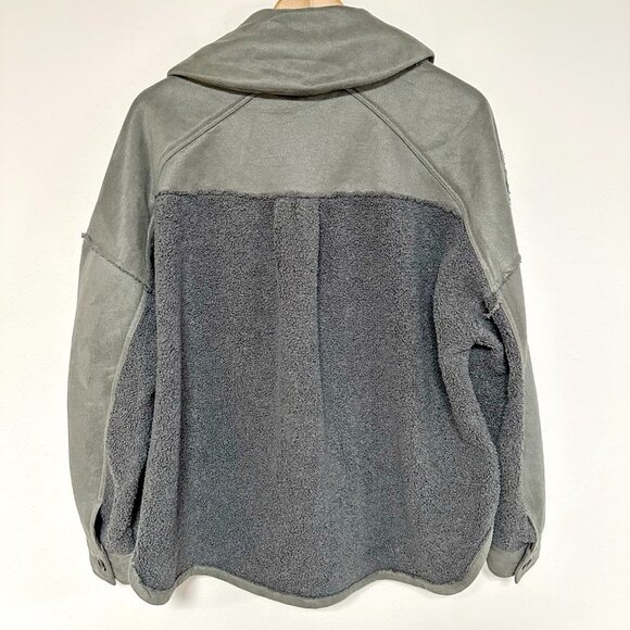 Listicle Mixed Media Jacket - Picture 7 of 12